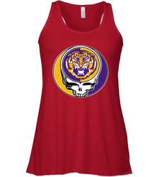NCAA Football LSU Tigers Grateful Dead Racerback Tank - KnowlegdeTee