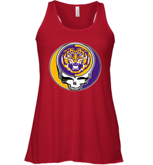 NCAA Football LSU Tigers Grateful Dead Racerback Tank - KnowlegdeTee