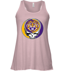 NCAA Football LSU Tigers Grateful Dead Racerback Tank - KnowlegdeTee