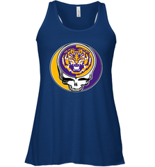 NCAA Football LSU Tigers Grateful Dead Racerback Tank - KnowlegdeTee