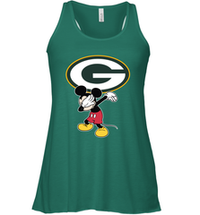 Dabbing Mickey Flippin' Love Green Bay Packers Football Racerback Tank - KnowlegdeTee