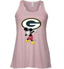 Dabbing Mickey Flippin' Love Green Bay Packers Football Racerback Tank - KnowlegdeTee