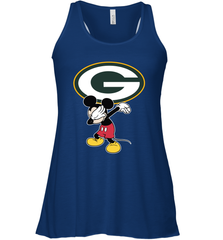Dabbing Mickey Flippin' Love Green Bay Packers Football Racerback Tank - KnowlegdeTee
