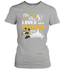 This Girl Loves Her Green Bay Packers And Mickey Disney Fan Mashup Women's T-Shirt - KnowlegdeTee