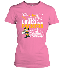 This Girl Loves Her Green Bay Packers And Mickey Disney Fan Mashup Women's T-Shirt - KnowlegdeTee