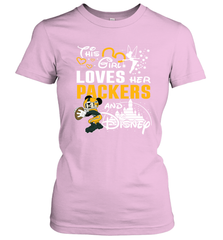 This Girl Loves Her Green Bay Packers And Mickey Disney Fan Mashup Women's T-Shirt - KnowlegdeTee