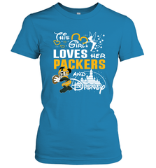 This Girl Loves Her Green Bay Packers And Mickey Disney Fan Mashup Women's T-Shirt - KnowlegdeTee