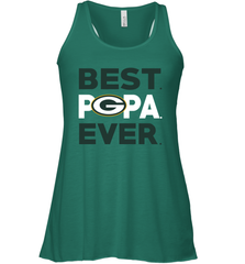 Best Green Bay Packers Papa Ever Fathers Day Gifts Racerback Tank - KnowlegdeTee