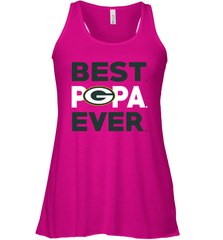 Best Green Bay Packers Papa Ever Fathers Day Gifts Racerback Tank - KnowlegdeTee
