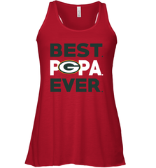 Best Green Bay Packers Papa Ever Fathers Day Gifts Racerback Tank - KnowlegdeTee