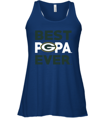 Best Green Bay Packers Papa Ever Fathers Day Gifts Racerback Tank - KnowlegdeTee