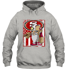 San Francisco 49ers Mascot USA Flag Hoodie - KnowlegdeTee
