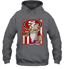 San Francisco 49ers Mascot USA Flag Hoodie - KnowlegdeTee