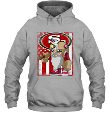 San Francisco 49ers Mascot USA Flag Hoodie - KnowlegdeTee