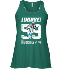 LUKE KUECHLY Shirt Racerback Tank - KnowlegdeTee