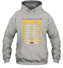 LSU Tigers College Football Playoff 2019 National Champions Schedule Fumble after Hoodie - KnowlegdeTee