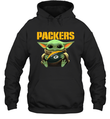 Baby Yoda Loves The Green Bay Packers Star Wars NFL Shirts Hoodie - KnowlegdeTee