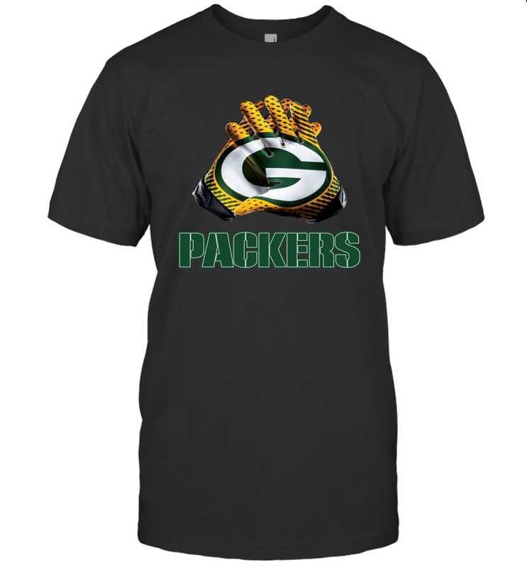 Green Bay Packers NFL Gloves Fan Gifts T-Shirt - KnowlegdeTee