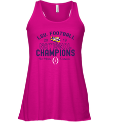 LSU Tigers Blue 84 College Football Playoff 2019 National Champions French Terry Racerback Tank - KnowlegdeTee