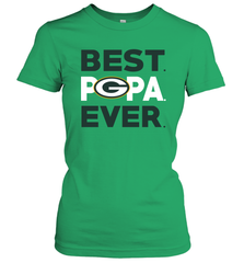 Best Green Bay Packers Papa Ever Fathers Day Gifts Women's T-Shirt - KnowlegdeTee
