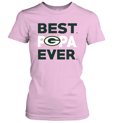 Best Green Bay Packers Papa Ever Fathers Day Gifts Women's T-Shirt - KnowlegdeTee