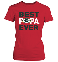 Best Green Bay Packers Papa Ever Fathers Day Gifts Women's T-Shirt - KnowlegdeTee