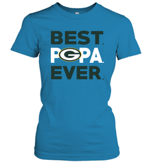 Best Green Bay Packers Papa Ever Fathers Day Gifts Women's T-Shirt - KnowlegdeTee
