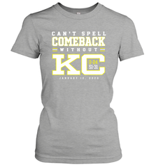 Can't Spell Comeback Without KC Kansas City Chiefs Shirt Women's T-Shirt - KnowlegdeTee