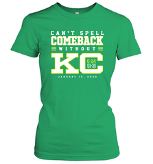 Can't Spell Comeback Without KC Kansas City Chiefs Shirt Women's T-Shirt - KnowlegdeTee