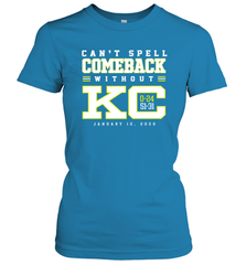 Can't Spell Comeback Without KC Kansas City Chiefs Shirt Women's T-Shirt - KnowlegdeTee