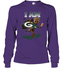 I am Green Bay Packers Groot Shirt For Fans Long Sleeve T-Shirt - KnowlegdeTee