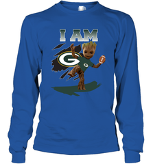 I am Green Bay Packers Groot Shirt For Fans Long Sleeve T-Shirt - KnowlegdeTee