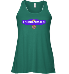 LSU Louisianimals Shirt Racerback Tank - KnowlegdeTee