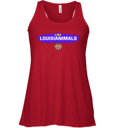 LSU Louisianimals Shirt Racerback Tank - KnowlegdeTee