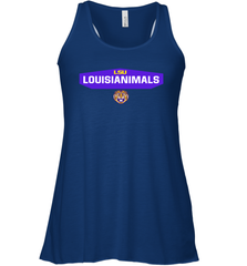 LSU Louisianimals Shirt Racerback Tank - KnowlegdeTee