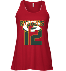 Green Bay Packers Aaron Rodgers Game Racerback Tank - KnowlegdeTee
