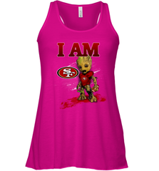 I am San Francisco 49ers Groot football lovers NFL Racerback Tank - KnowlegdeTee