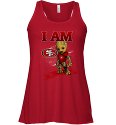 I am San Francisco 49ers Groot football lovers NFL Racerback Tank - KnowlegdeTee