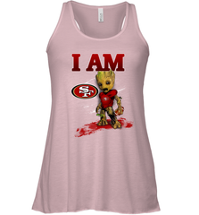 I am San Francisco 49ers Groot football lovers NFL Racerback Tank - KnowlegdeTee