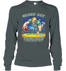 Green Bay Packers End Zone Long Sleeve T-Shirt - KnowlegdeTee