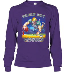 Green Bay Packers End Zone Long Sleeve T-Shirt - KnowlegdeTee