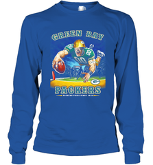 Green Bay Packers End Zone Long Sleeve T-Shirt - KnowlegdeTee
