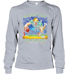 Green Bay Packers End Zone Long Sleeve T-Shirt - KnowlegdeTee