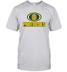 GREEN BAY Packers PROTOCOLS Star Wars Battle Mashup Logo T-Shirt - KnowlegdeTee