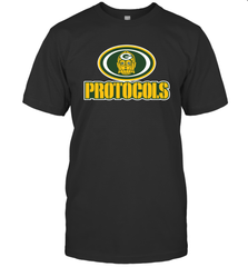 GREEN BAY Packers PROTOCOLS Star Wars Battle Mashup Logo T-Shirt - KnowlegdeTee