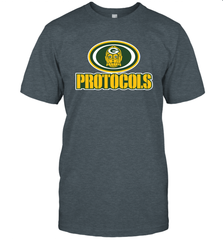 GREEN BAY Packers PROTOCOLS Star Wars Battle Mashup Logo T-Shirt - KnowlegdeTee