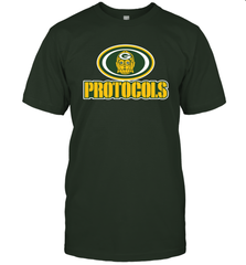 GREEN BAY Packers PROTOCOLS Star Wars Battle Mashup Logo T-Shirt - KnowlegdeTee