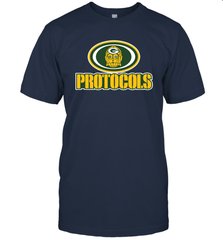 GREEN BAY Packers PROTOCOLS Star Wars Battle Mashup Logo T-Shirt - KnowlegdeTee