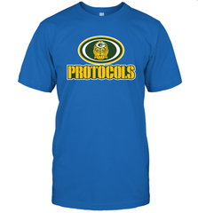 GREEN BAY Packers PROTOCOLS Star Wars Battle Mashup Logo T-Shirt - KnowlegdeTee
