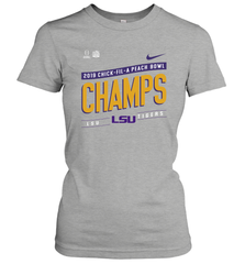 LSU Tigers College Football Playoff 2019 Peach Bowl Champions Locker Room Women's T-Shirt - KnowlegdeTee
